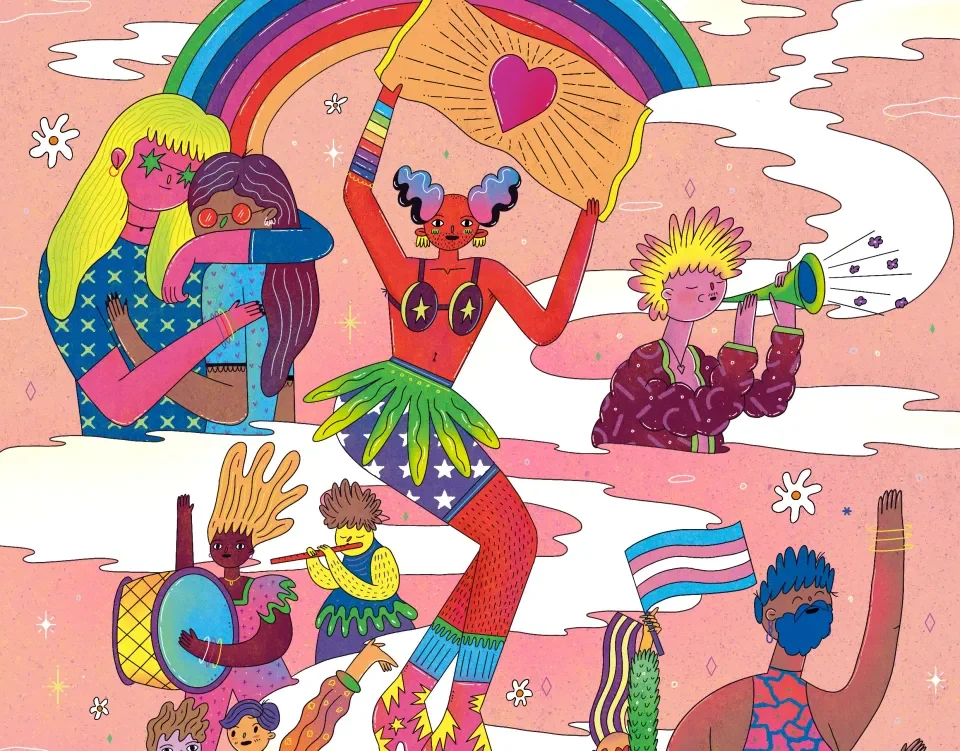 Pride issue cover, cover
